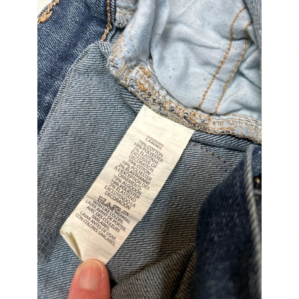 The Children's Place Kids Stretch Denim Straight Jeans Blue Size 14‎ Adjustable